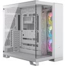 Corsair iCUE Link 6500X RGB Mid Tower Dual Chamber fits E-ATX with TG White (CC-9011270-WW)