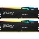 Kingston 16GB Fury Beast RGB DDR5 5200MHz CL40 DIMM Black (2x8GB)(KF552C40BBAK2-16)