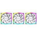 MONTECH AX120 PWM ARGB 120mm Case Fan White (3-Pack)