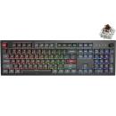 MONTECH MKey Darkness Gaming Mechanical Keyboard Gateron Brown Switch (EN)(MK105DB)
