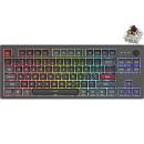 MONTECH MKey TKL Darkness Gaming Mechanical Keyboard Gateron Brown Switch (EN)(MK87DB)