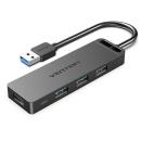VENTION 4-Port USB 3.0 Hub with External Power Supply Support 0.15m Black (CHLBB)