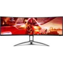 AOC 49" AG493UCX2 Fast VA Curved Monitor 5120x1440 165Hz 1ms HDMI DP Adaptive Sync