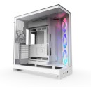 NZXT H9 Flow RGB Large Dual-Chamber Mid-Tower Airflow Case fits E-ATX with TG White (CM-H92FW-R1)