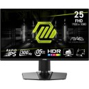 MSI 24.5" MAG 255PXF Rapid IPS Monitor 1920x1080 300Hz 1ms HDMI DP AMD FreeSync