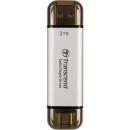 Transcend 2TB ESD310C USB 3.2 Gen 2x1 Portable SSD Silver (TS2TESD310S)