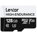 Lexar 128GB High-Endurance MicroSDXC Memory Card (LSDM10-64GABHE)