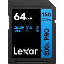 Lexar 64GB 800x Pro High-Performance SDXC Memory Card (LSD0800P064G)