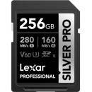 Lexar 256GB Professional Silver Pro UHS-II SDXC Memory Card (LSDSIPR256G)