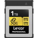 Lexar 1TB Professional GOLD CFexpress 4.0 Type B Memory Card (LCXEXP4001T)
