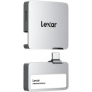 Lexar 1TB Professional Go Portable SSD SL400 with Hub Silver (LSL400S001TRNS)
