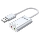 UNITEK USB 2.0 External Sound Card Adapter for Stereo Audio 0.2m (Y-247A)