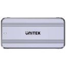 UNITEK SolidForce Reefer TurboCool USB4 40Gbps M.2 SSD Enclosure with Cooling Fan Space Grey (S1242AGY01)
