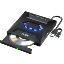 UNITEK 5-in-1 External Optical Drive with USB Hub (T1037A01)