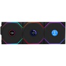 Lian Li UNI Fan TL120 LCD Wireless 120mm Case Fan Black (3-Pack)(12TLLCD1W3B)