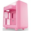 HYTE X50 Modern Performance Mid-Tower Case fits E-ATX with TG Strawberry Milk