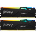 Kingston 64GB Fury Beast RGB DDR5 5600MHz DIMM CL40 (2x32GB)(KF556C40BB2AK2-64)