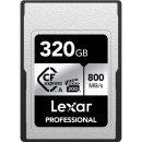 Lexar 320GB Professional CF Express Type-A Silver Memory Card (LCAEXSL320G)
