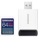 Samsung 64GB PRO Ultimate UHS-I SD Memory Card with Card Reader (MB-SY64SB/WW)