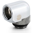 Bitspower G1/4" Silver Shining Rotary 90-Degree IG1/4" Extender (Compact Version)(BP-90RM)