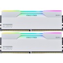 Klevv 64GB CRAS V RGB DDR5 6400MHz CL32 DIMM Brilliant White (2x32GB)(KD5BGUA80-64A320J)